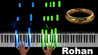 Lord of The Rings - Rohan / Rohirrim Piano Tutorial