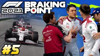 F1 2021 BRAKING POINT Story Part 5: FIST FIGHT IN THE PADDOCK?! IT ALL BOILS OVER! Chapter 9 & 10