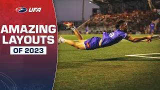 13 minutes of the best layout catches from the 2023 season | #ultimatefrisbee