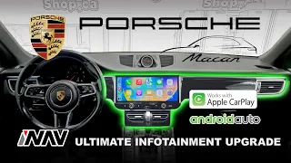 INFOTAINMENT UPGRADE INAV Android Porsche Macan 12.3 Screen Apple CarPlay Android Auto | 4x4Shop.ca