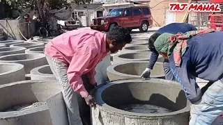 concrete PRE CAST RING making. easy method.