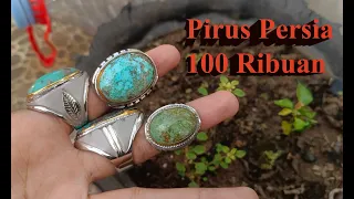 Batu Pirus Persia Ring Monel, Harga 100 Ribuan