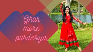 Ghar More Pardesiya #semiclassicalchoreography #weddingdance #sangeetdance #bollywooddance