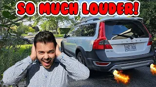 MAKING MY VOLVO XC70 T6 LOUDER! 2010 XC70 T6 Custom exhaust!