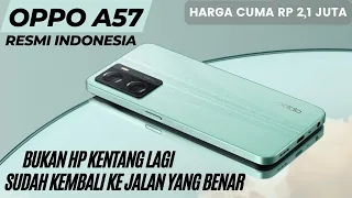 MURAH !! OPPO A57 2022 SUDAH RILIS RESMI INDONESIA | INILAH DETAIL HARGA DAN SPESIFIKASI LENGKAPNYA