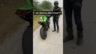 Ninja Zx10r Backfires | Ninja Zx10r with Sc project | Loudest Exhaust | #shorts #loudexhaust #zx10r