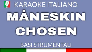 MÅNESKIN - CHOSEN  KARAOKE INSTRUMENTAL [base karaoke italiano]🎤