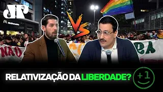 TIAGO PAVINATTO TRETA COM MARCO ANTÔNIO COSTA SOBRE CURA GAY | +1