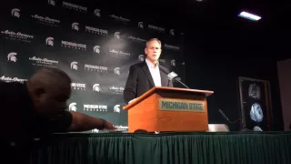 Mark Dantonio talks about playing Notre Dame