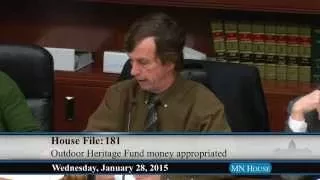 House Environment and Natural Resources Policy and Finance Committee  1/28/15