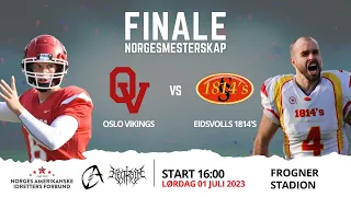 NM finale 2023 - Oslo Vikings vs Eidsvoll 1814's - 01.07.23