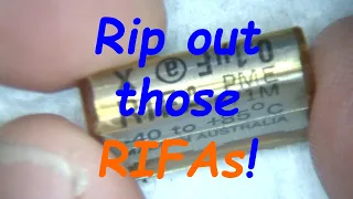 RIFA Capacitors – Quick Look at why you should remove them.