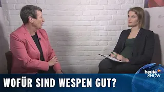 Haben auch Wespen ein Lebensrecht, Frau Umweltministerin? (mit Hazel Brugger) | heute-show Classics