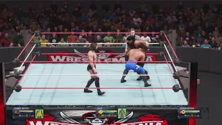 WWE 2K20 - WrestleMania 37 Simulation: Edge vs Daniel Bryan vs Roman Reigns (Universal Championship)