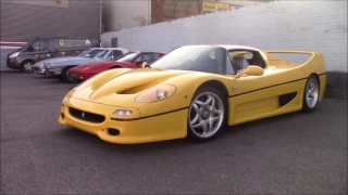 SERIOUSLY LOUD STRAIGHT PIPE FERRARI F50 AND ENZO THUNDEROUS START UPS