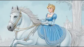 Coloring Cinderella Riding Her Noble Steed: A Journey Through Colors!