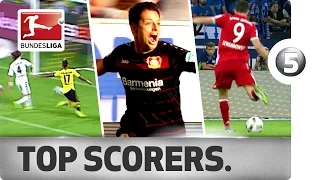 Five Goals Each For The Bundesliga's Top Scorers