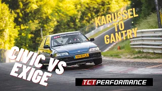 Honda Civic EF VS Lotus Exige | Nordschleife Nürburgring TF