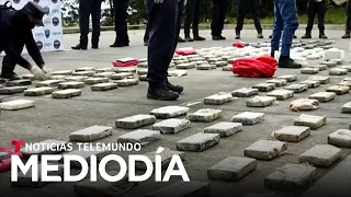 La policía halla 212 kilos de cocaína en una fosa en Honduras | Noticias Telemundo