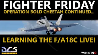 DCS | Dynamic Freeware Campaigns in the F/A18C as a New DCS Pilot - LIVE!