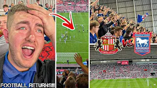 SUNDERLAND VS IPSWICH TOWN | 1-2 | FLARES IN THE AWAY END AS HIRST SCORES & INCREDIBLE ATMOSPHERE!!!