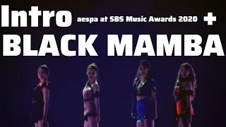 [MIRRORED] aespa - Intro + BLACK MAMBA at SBS Music Awards 2020