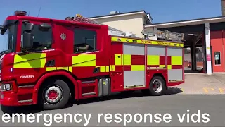 tones drop south wales fire & rescue maindee turnout this afternoon