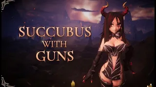 Succubus with Guns (PS4) - quick play - single player arena shooter with monsters, zombies, and more