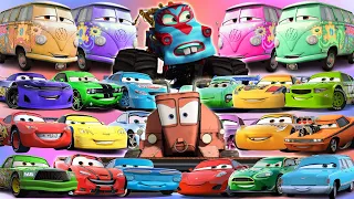 Looking For Disney Pixar Cars Lightning Mcqueen, Jeff Gorvette, Bubba Wheelhouse, Chick hicks