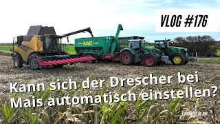 Vlog #176 Kann sich der Drescher bei Mais automatisch einstellen? Wie funktioniert der Textildruck?