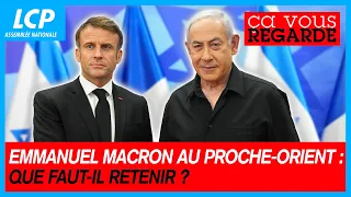 Emmanuel Macron au Proche-Orient : que faut-il retenir ?  | Ça vous regarde - 24/10/2023