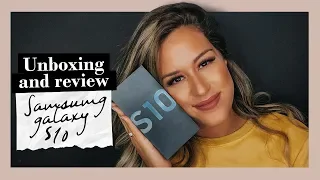 Samsung galaxy s10 unboxing and review