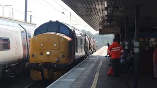 37405 thrashes through Wigan North Western with 3 tankers 4/9/2023