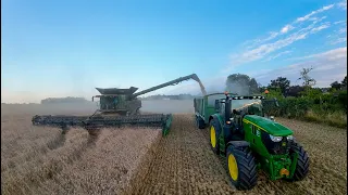 John Deere X9 with 45ft header