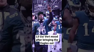 Lil Uzi Vert spirit up the Eagles in their game 🔥🤟#shorts #liluzivert #eagles #kimkardashian