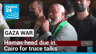 Israel - Gaza war: Hamas head due in Cairo for truce talks • FRANCE 24 English