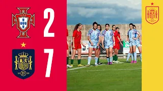 RESUMEN | Portugal 2-7 España | Torneo internacional amistoso sub-15 | 🔴 SEFUTBOL