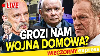 [Wieczorny Express NA ŻYWO] Janusz KORWIN-MIKKE, Paulina MATYSIAK, Grzegorz NAPIERALSKI