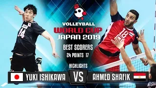 Highlights | Japan vs. Egypt | Yuki Ishikawa vs. Ahmed Shafik | World Cup 2019