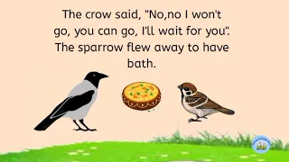 The crow and sparrow story l short story in English l Story l moral story for kids l Short story l