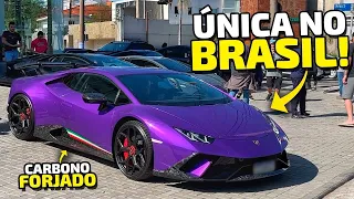 LAMBORGHINI ÚNICA ACELERANDO TUDO - CARBONO FORJADO ⚠️