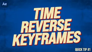 Time Reverse Keyframes in After Effects | Adobe Tutorial