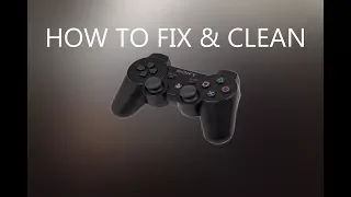 How to fix DS3(PS3 controller) buttons pressing themselves and clean it