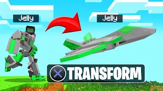 We Became TRANSFORMERS In MINECRAFT! (Crazy)