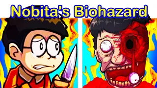 FNF VS Nobita's BIOHAZARD |  Doraemon Nobita's Resident Evil Night Funkin DEMO! (FNF Mod)