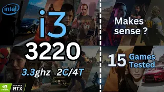 i3 3220 Tested in 11 Games (2023) | 1080p