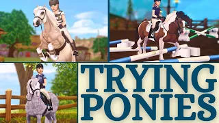 Trying Ponies: Shopping for a Jumper Pony! II Star Stable Realistic Roleplay