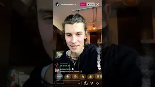 Shawn Mendes livestream Instagram 8th January 2021