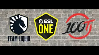Team Liquid vs 100 Thieves| Elige Spray Transfer | 100T | ESL ONE Road To RIO NA 2020 Highlights