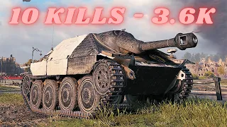 This is a BEAST of a tank Jagdpanzer 38(t) Hetzer  10 Kills 3.6K Damage World of Tanks Replays